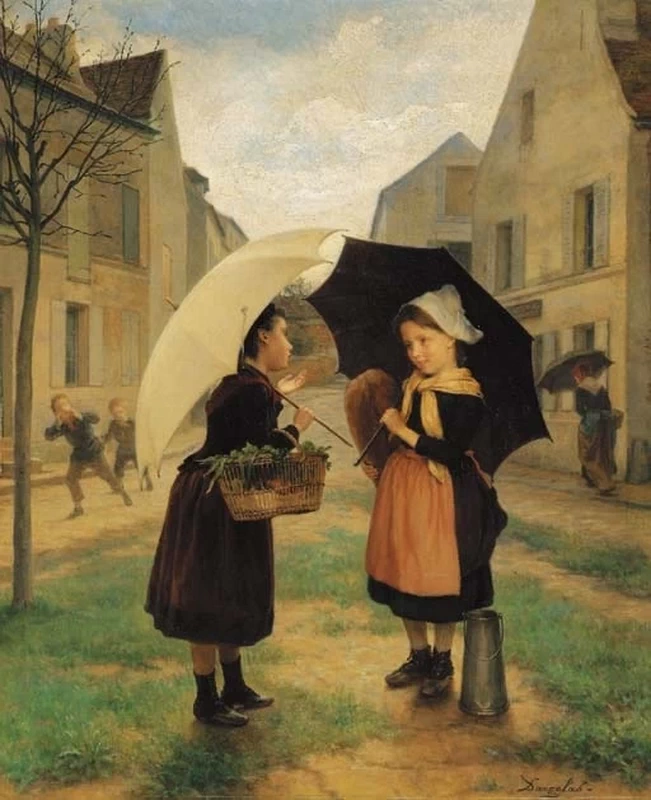 André - Henri Dargelas, Giovane venditrice e acquirente